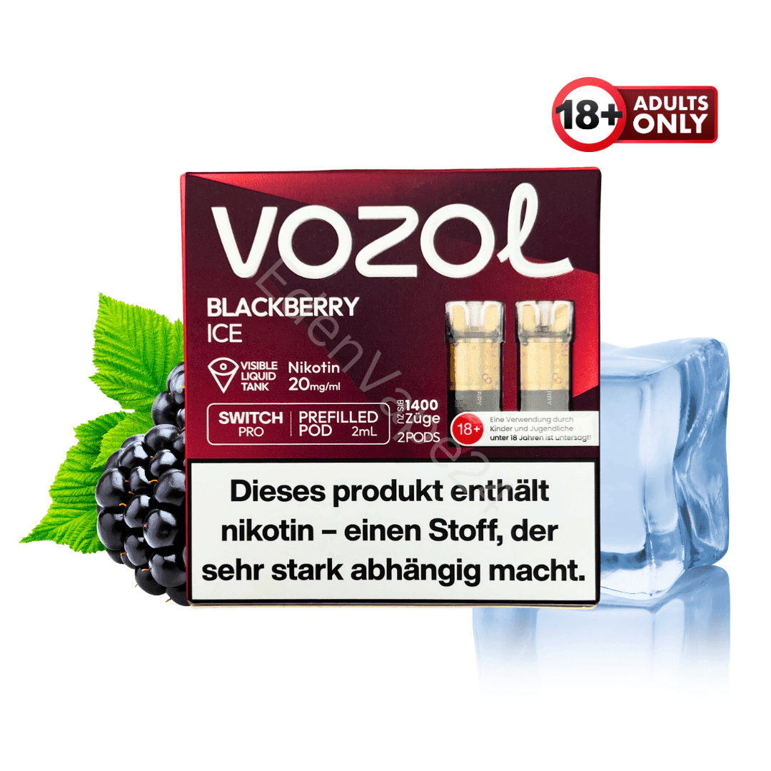 Vozol Pod - Blackberry Ice - EdenVape24
